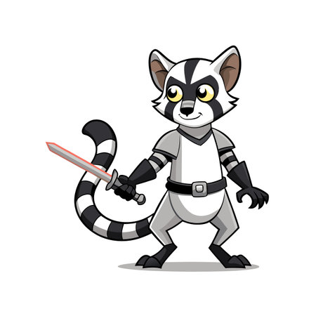 Transforming Lemur's Gymnastics Journeyのイラスト素材