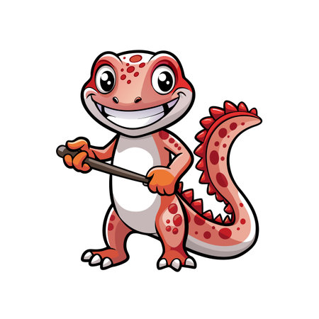 Gecko's Artistic Sewing Adventureのイラスト素材
