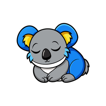 Diseased Koala Drawing for Unique Illustrationsのイラスト素材