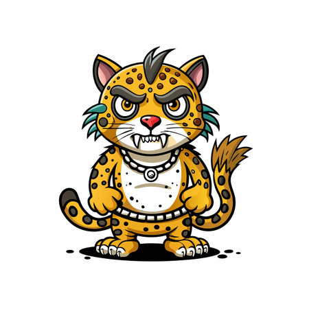 Spirited Jaguar's Inline Artistic Journeyのイラスト素材