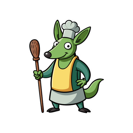 Unique Aardvark Baking Designのイラスト素材