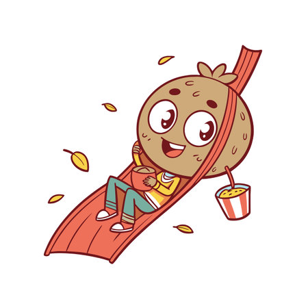 Adorable Miso Cartoon Characterのイラスト素材