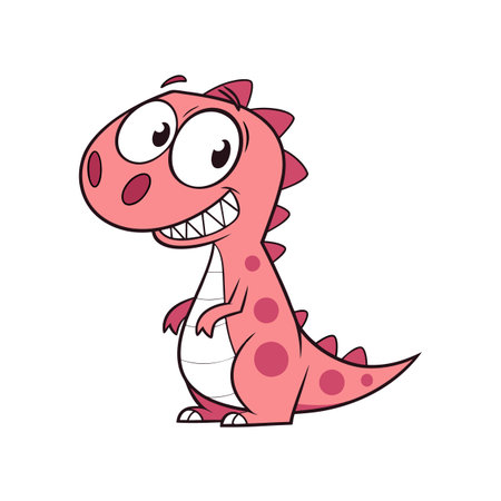Chompers the Dinosaurette Fun Designのイラスト素材