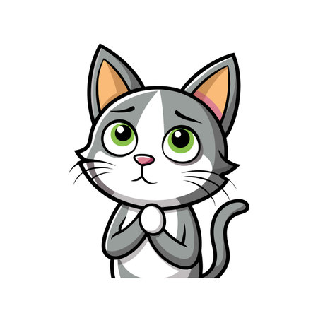 Artistic Cat Arrangement with Car Designのイラスト素材