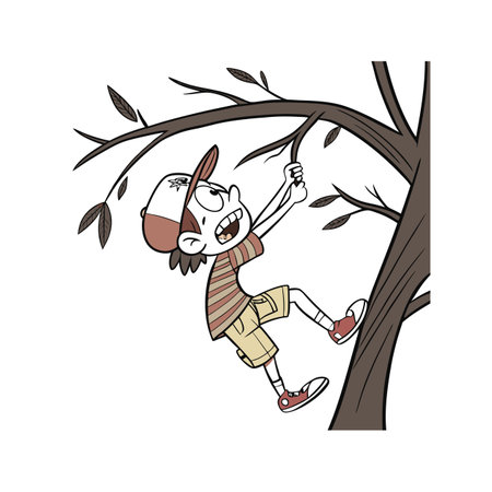 Joyful Jake with Baseball Capのイラスト素材