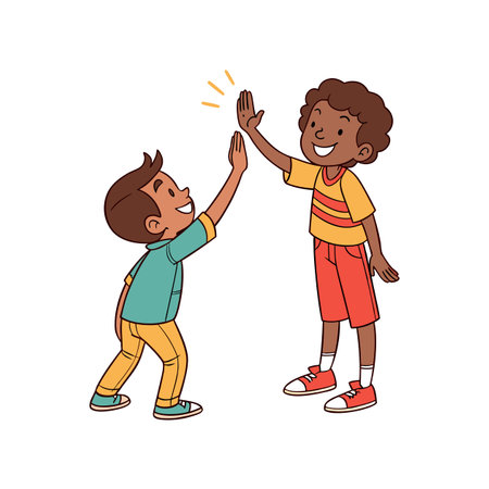 Friendly Boy with a Charming Smileのイラスト素材