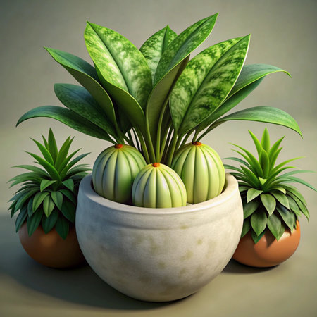 House plant realistic photographyの写真素材