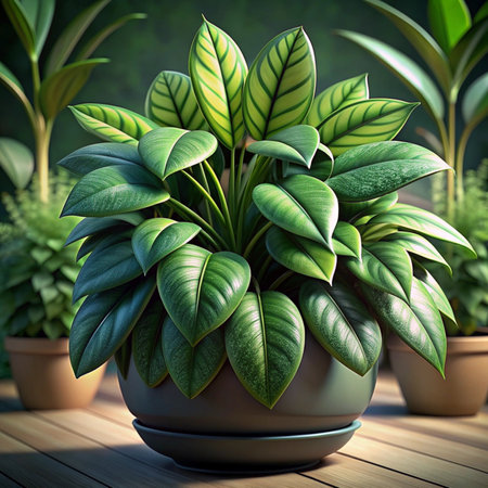 House plant realistic photographyの写真素材