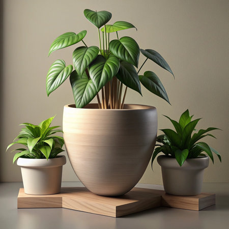 House plant realistic photographyの写真素材