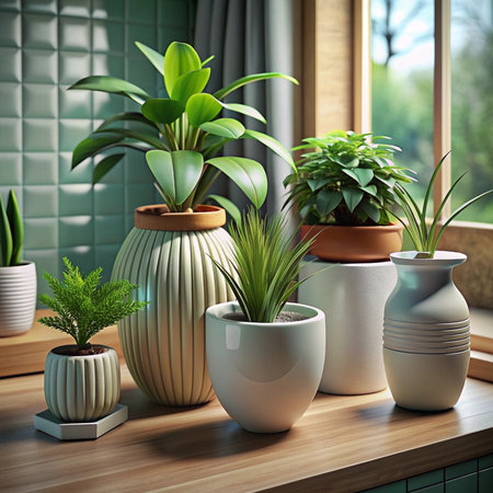 House plant realistic photographyの写真素材