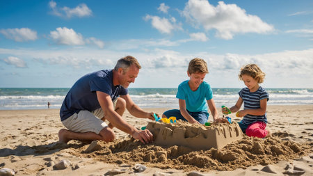 Happy Father's Day Calibration Photographyの写真素材