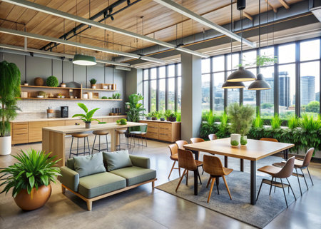 Sustainable and eco-friendly interior designの写真素材