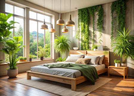 Sustainable and eco-friendly interior designの写真素材