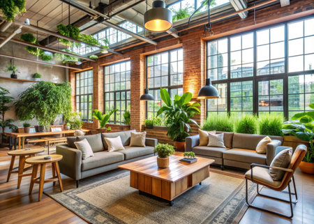 Sustainable and eco-friendly interior designの写真素材