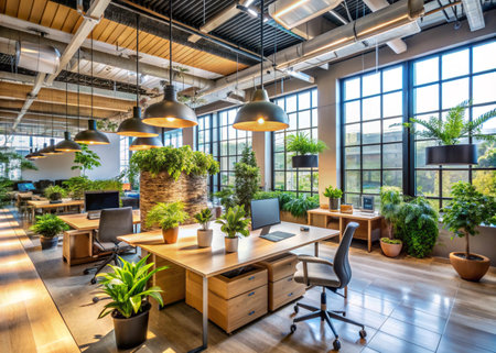 Sustainable and eco-friendly interior designの写真素材
