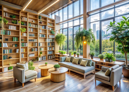 Sustainable and eco-friendly interior designの写真素材