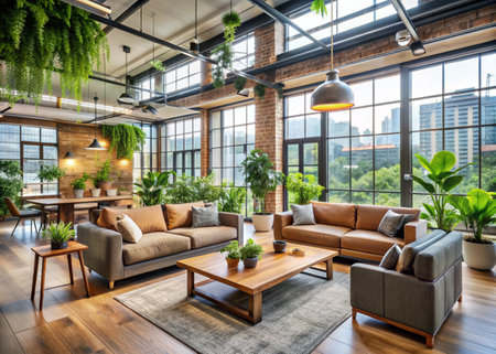 Sustainable and eco-friendly interior designの写真素材