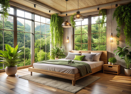 Sustainable and eco-friendly interior designの写真素材