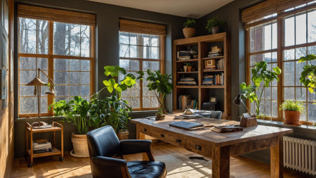 Sustainable and eco-friendly interior designの写真素材