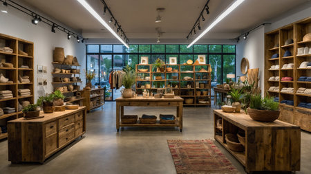 Sustainable and eco-friendly interior designの写真素材