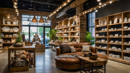 Sustainable and eco-friendly interior designの写真素材