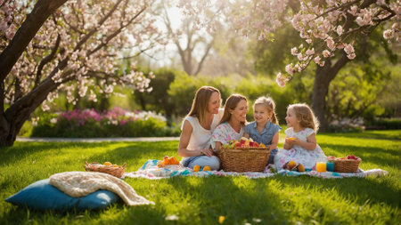 Mother's day concept backgroundの写真素材