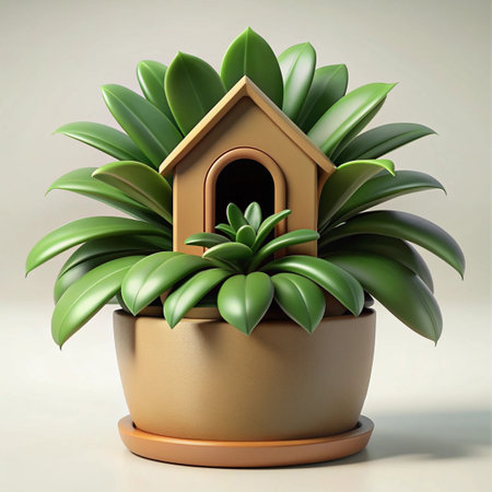 House plant realistic photographyの写真素材