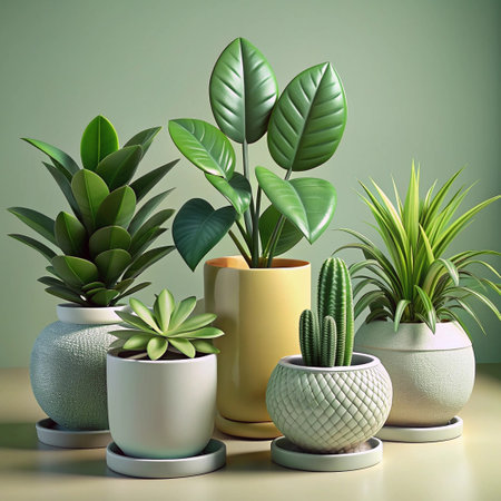 House plant realistic photographyの写真素材