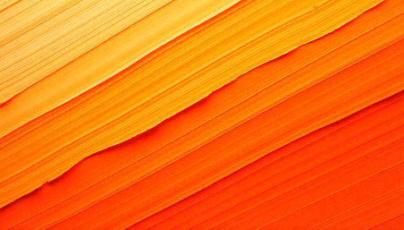 Warm orange paint strokes background with diagonal pattern
