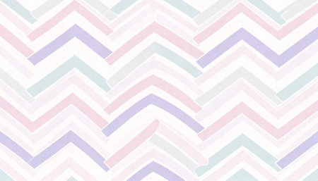 Pastel herringbone pattern of pink purple and teal stripsの写真素材