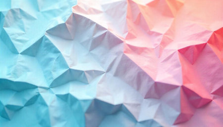 Abstract paper texture background in pastel colors forming geometric shapesの写真素材