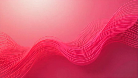 Abstract pink wave background for modern designs and presentations