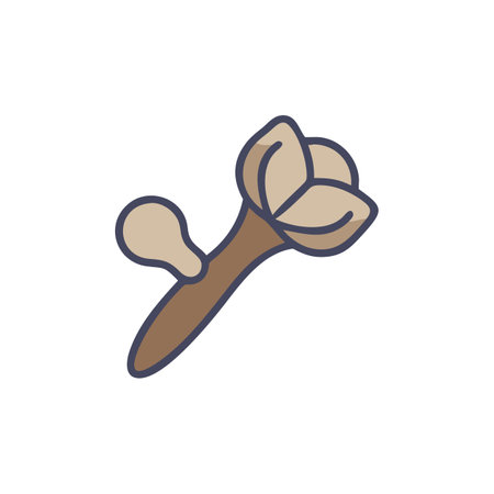 Culinary Clove Iconic Elementのイラスト素材