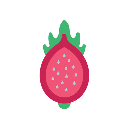 Stylish Dragon Fruit Representation for Recipesのイラスト素材