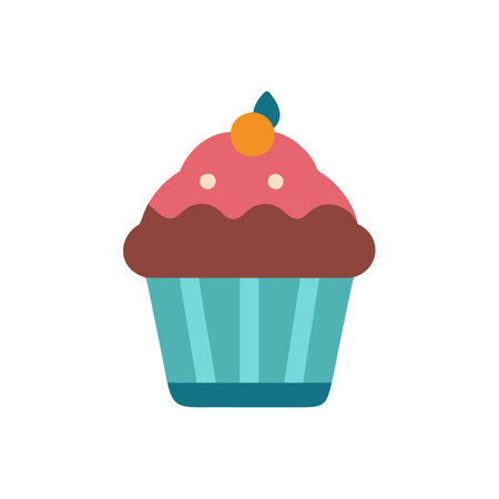 Delicious Cupcake Icon for Dessertsのイラスト素材