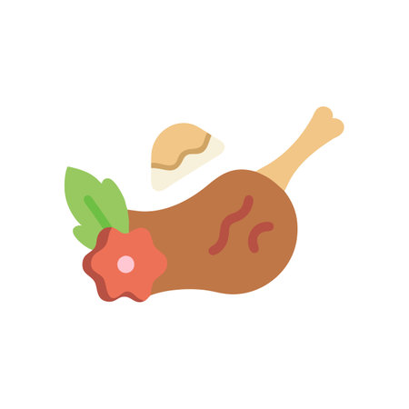 Lamb Chop Icon for Gourmet Mealsのイラスト素材