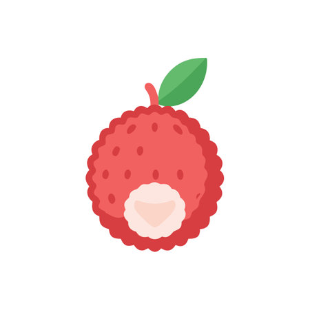 Stylish Lychee Representation for Recipesのイラスト素材