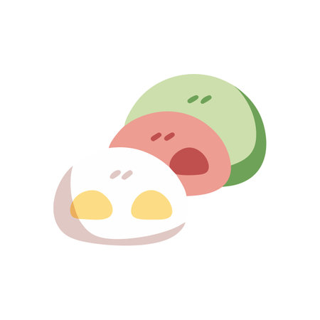 Mochi Vector for Asian Desserts