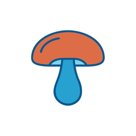 Mushroom Icon for Harvest Foodsのイラスト素材