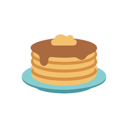 Pancake Icon for Morning Mealsのイラスト素材