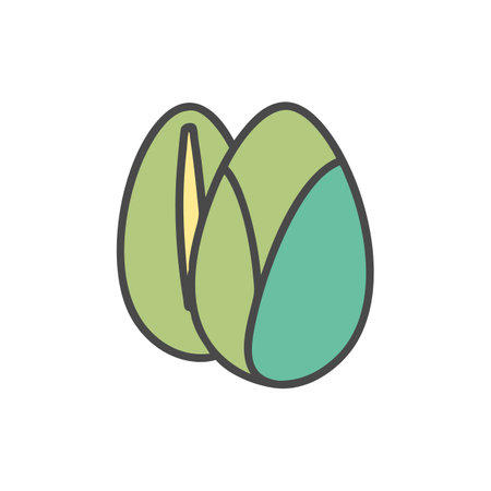 Elegant Pistachio Design for Menusのイラスト素材