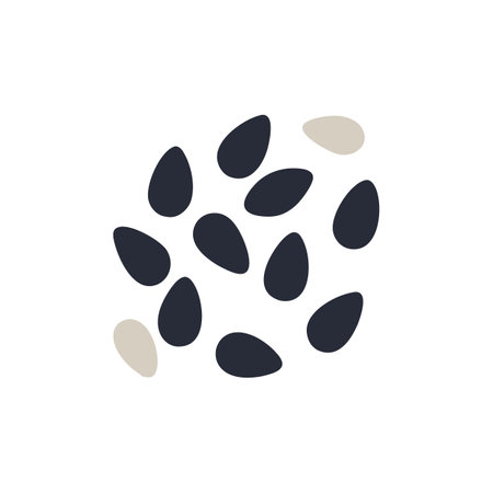 Sesame Seeds Vector for Cooking Enhancementsのイラスト素材