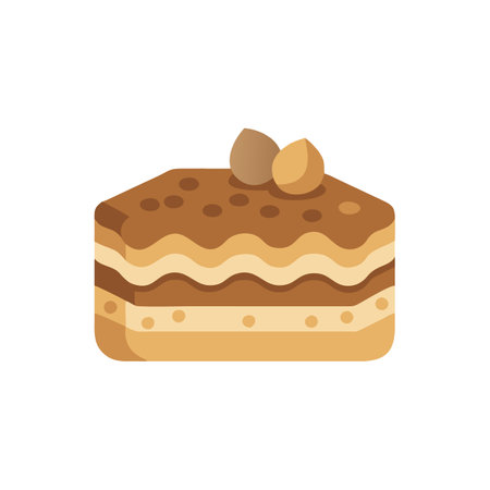 Delicious Tiramisu Dessert Icon