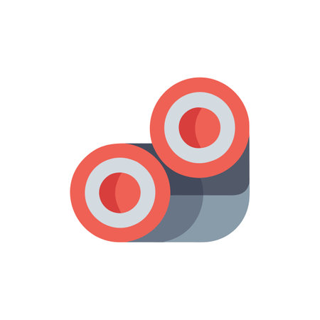 Elegant Sushi Roll Design for Culinary Useのイラスト素材