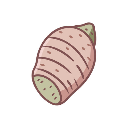 Charming Taro Graphic for Recipesのイラスト素材
