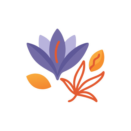 Saffron Graphic for Cuisine Eleganceのイラスト素材