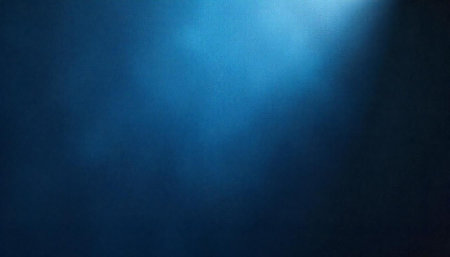 Gradient of blue color with soft light sourceの写真素材