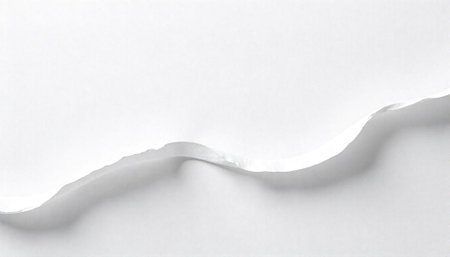 Minimalist image of torn paper creating an abstract landscapeの写真素材