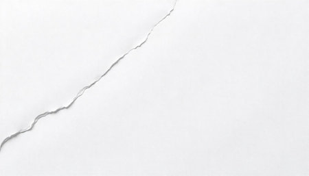 Clean white paper sheet torn textured background designの写真素材