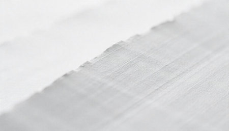 Close-up of white paper sheets in a stackの写真素材